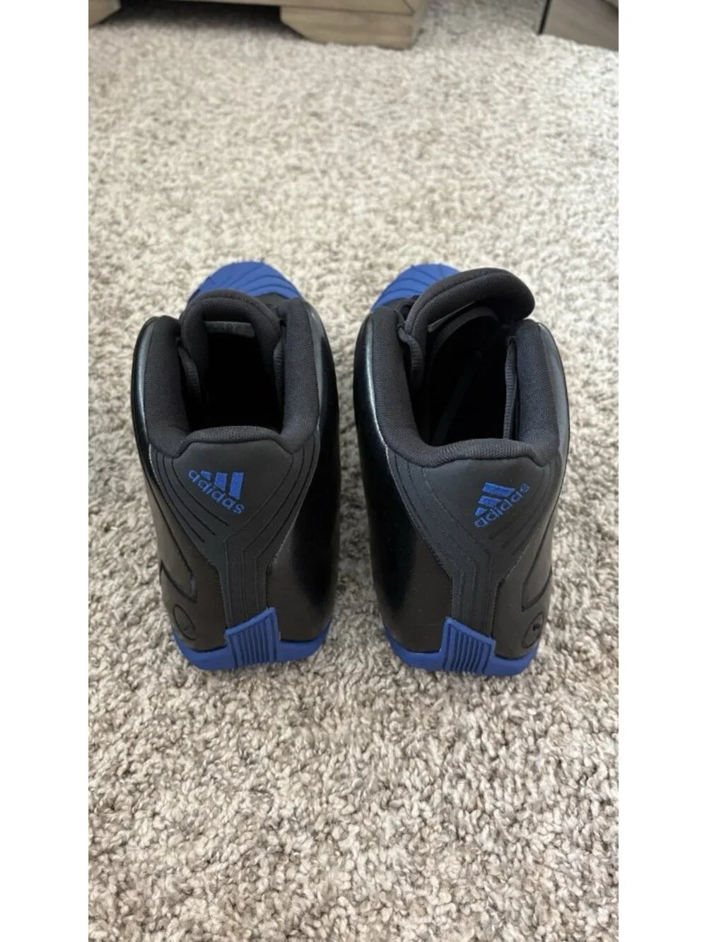 NEW Adidas T-Mac 1 EE6843 Blue Black Lace-Up Basketball Sneaker Shoes Mens US 10